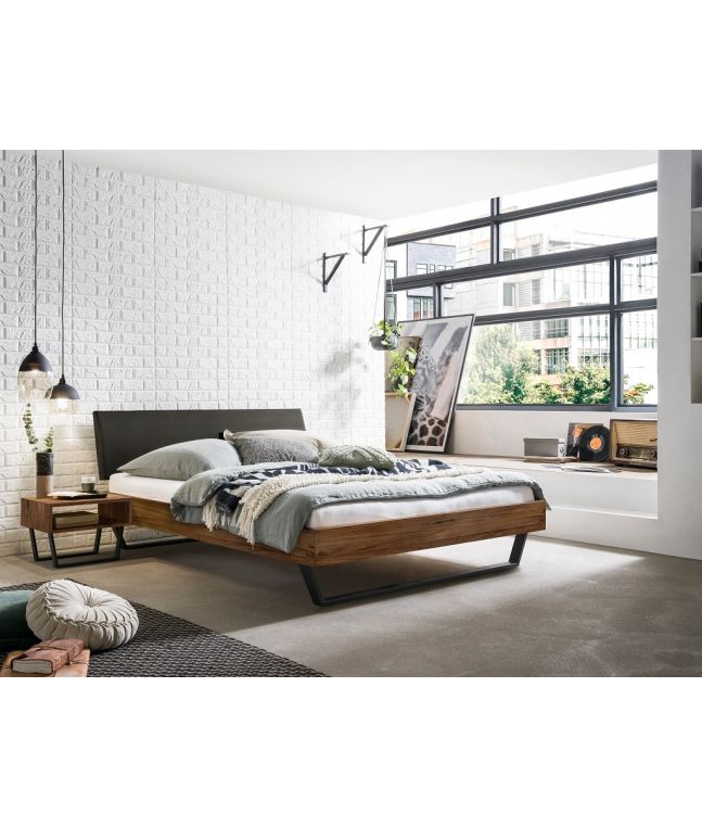 HASENA - Lit en noyer massif