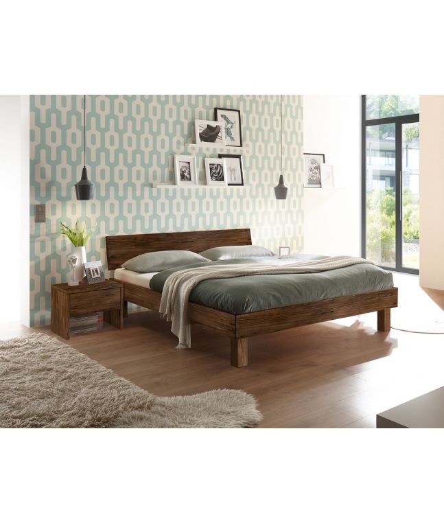 HASENA - Lit Forti en Noyer massif