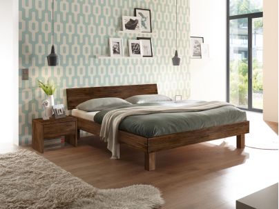 HASENA - Lit Forti en Noyer massif