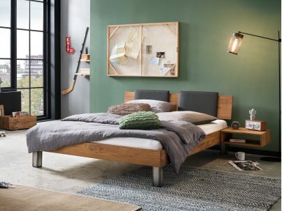 HASENA - Lit Lodi en bois massif