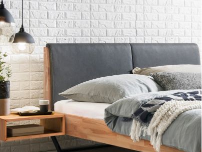 Lit Pietro en hêtre massif | Le Monde du Lit