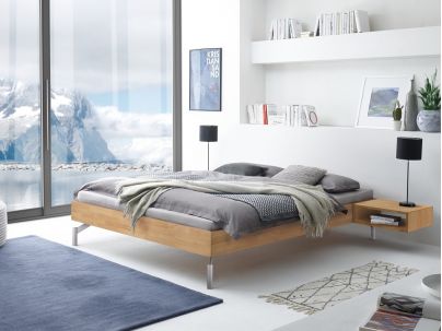 HASENA - Lit Cardella en chêne massif