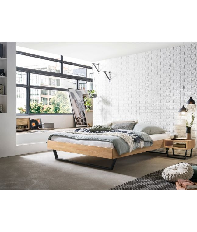 HASENA - Lit Ostino chêne massif