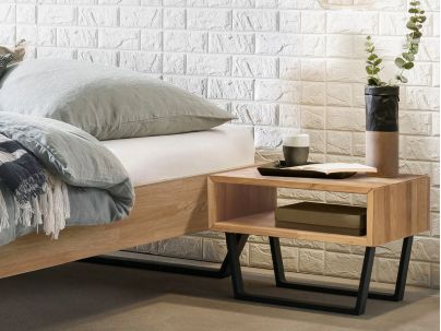 HASENA - Lit Ostino en bois massif