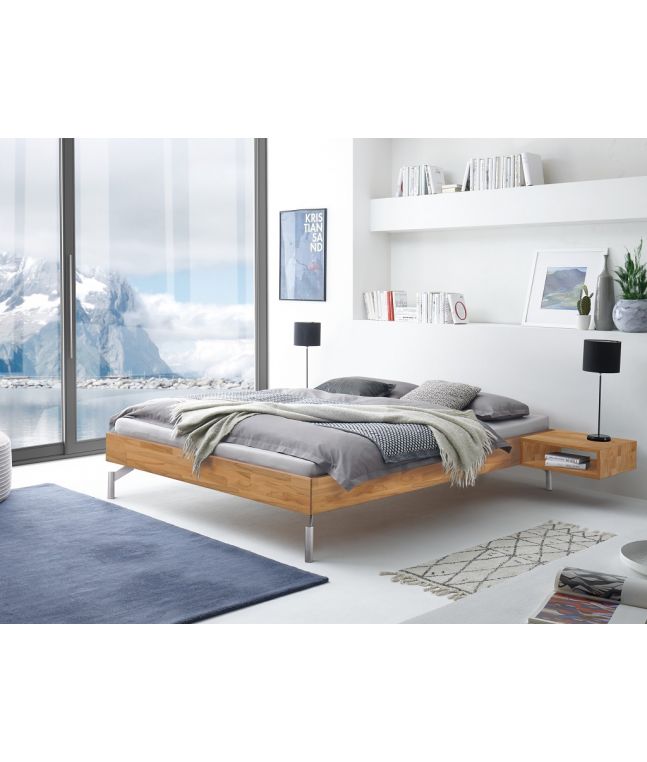 Lit Cardella en hêtre massif fabriqué par Hasena