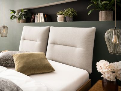 Lit Emilia en chêne massif noueux naturel | Le Monde du Lit