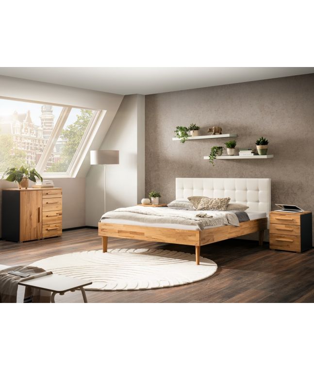 HASENA - Lit Alcamo en Hêtre massif