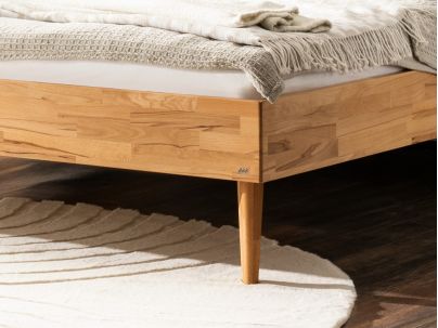 Lit Alcamo en hêtre massif | Le Monde du Lit