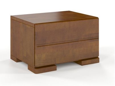Chevet Camelia 1 tiroir en hêtre massif haut de gamme | Le Monde du Lit