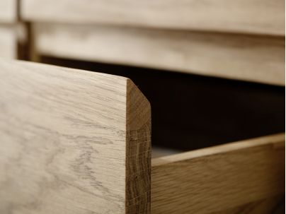 Commode en bois massif FSC, fabrication européenne