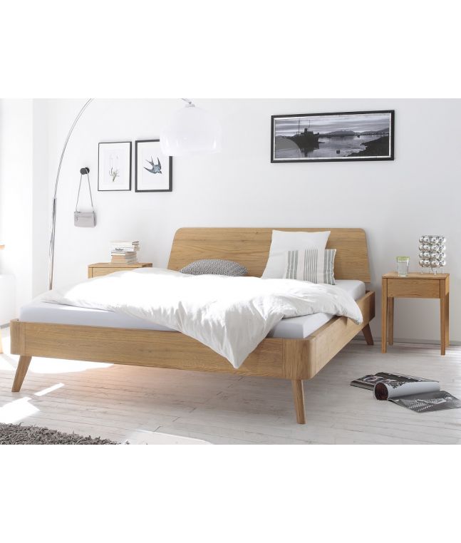 HASENA - Lit en chêne massif