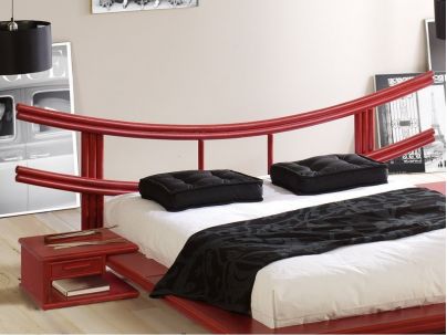 Tête de lit Osaka en rotin haut de gamme, meuble pour la chambre à coucher. Le Monde du Lit