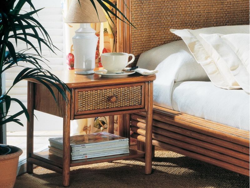 Chevet en rotin Mérida