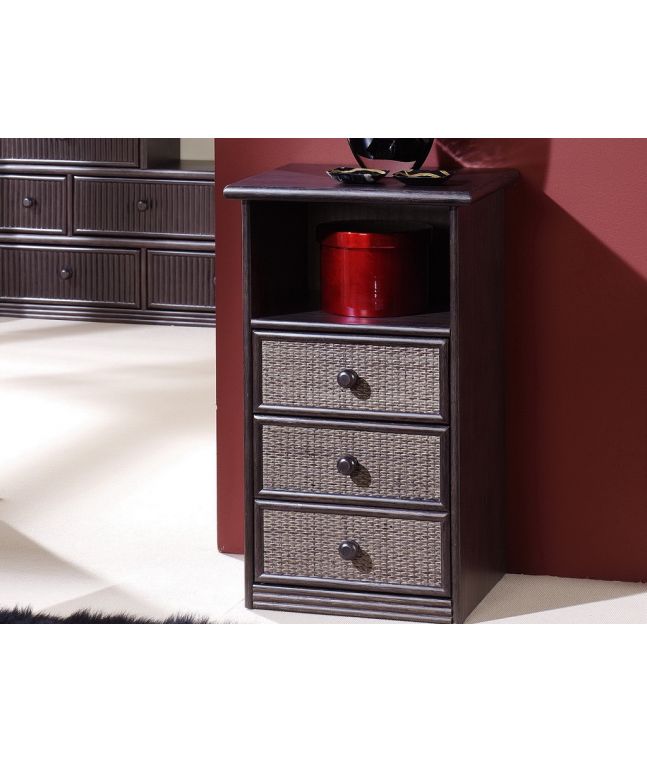 Chiffonnier Cordoba en rotin haut de gamme, meuble pour la chambre à coucher. Le Monde du Lit