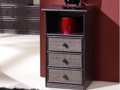 Chiffonnier Cordoba en rotin haut de gamme, meuble pour la chambre à coucher. Le Monde du Lit