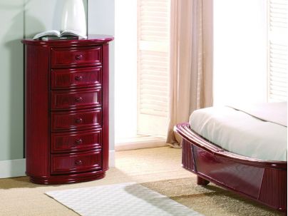 Chiffonnier Potes en rotin haut de gamme, meuble pour la chambre à coucher. Le Monde du Lit