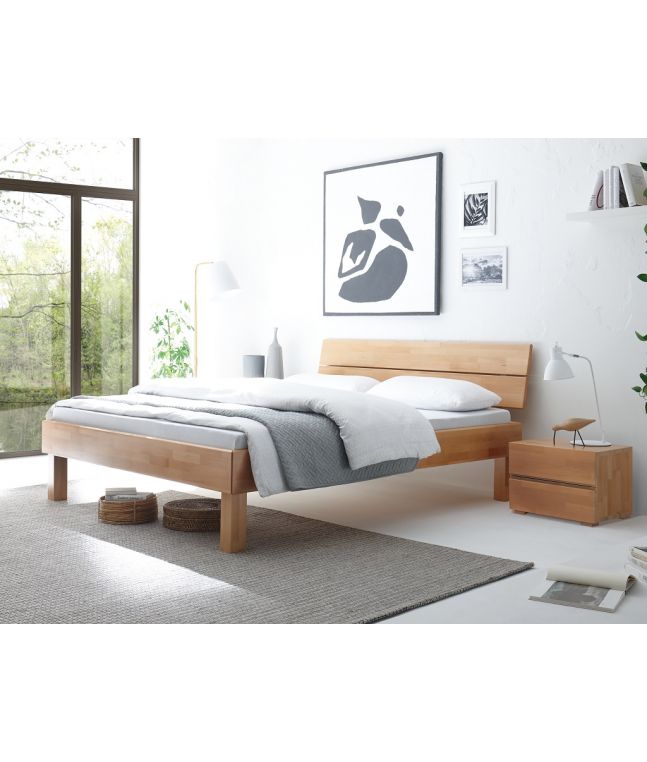 HASENA - Lit Adiana en hêtre massif