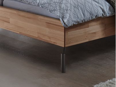 Lit Wood Cima en hêtre massif, Hasena fabricant Suisse. Meuble pour la chambre