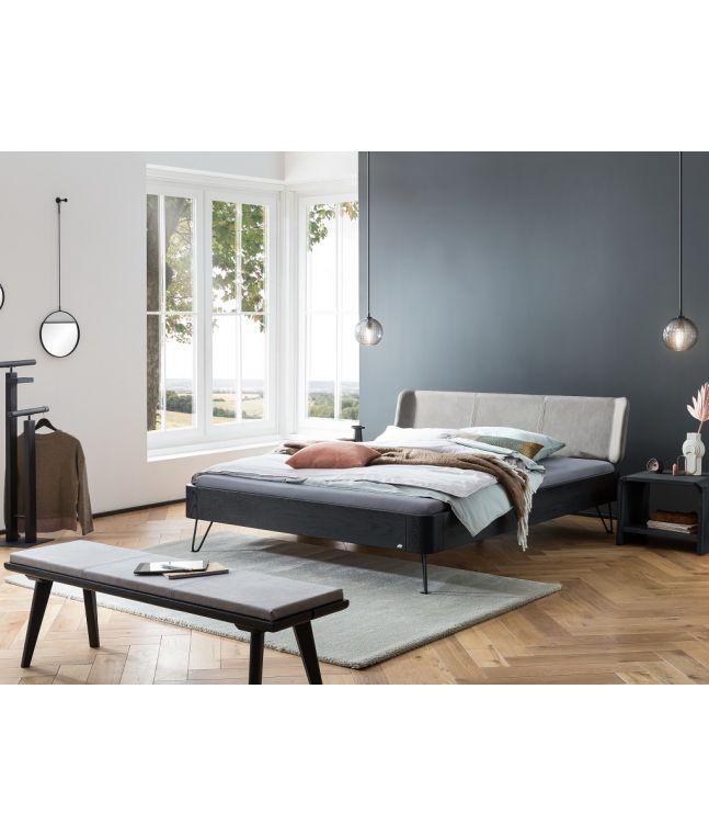 HASENA - Lit Acito en bois de chêne massif