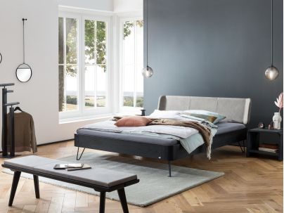 HASENA - Lit Acito en bois de chêne massif