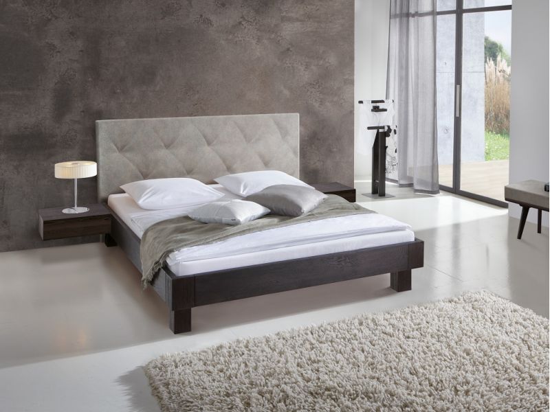 HASENA - Lit Noro en bois de chêne massif