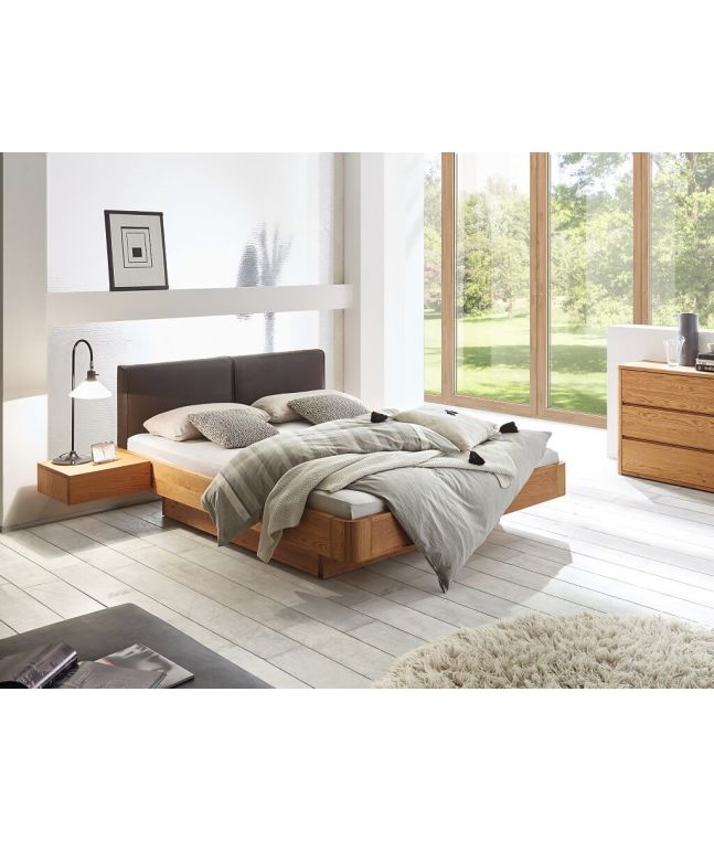 HASENA - Lit Lovie Airo en bois de chêne massif