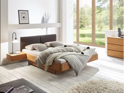 HASENA - Lit Lovie Airo en bois de chêne massif