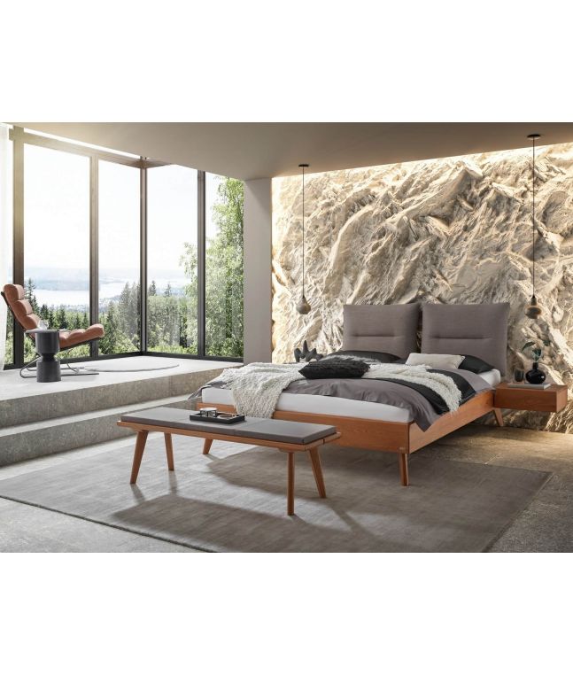 HASENA - Lit Amy en bois de chêne massif