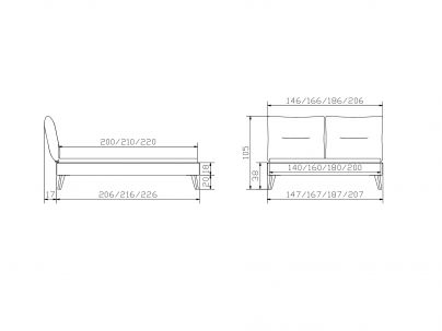 Lit Amy en chêne massif fabriqué par Hasena | Le Monde du Lit