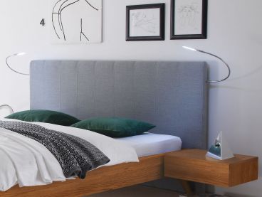HASENA - Lit Amy en bois massif de design vintage