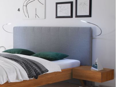 HASENA - Lit Amy en bois massif de design vintage