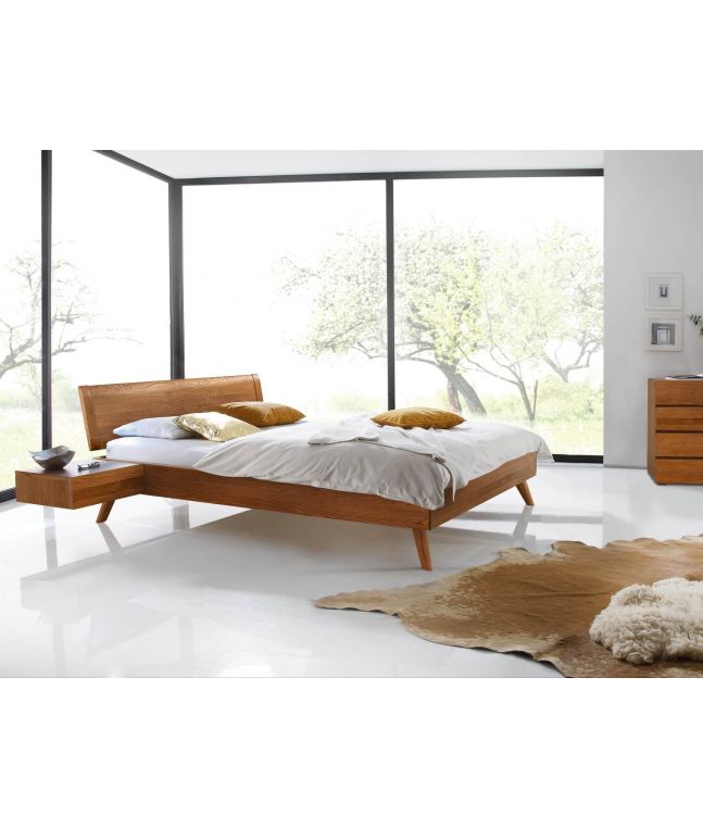 HASENA - Lit Masi 2 en bois de chêne massif