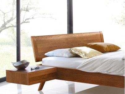 HASENA - Lit Masi 2 en bois massif de design scandinave