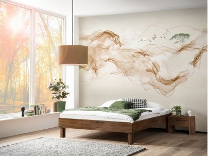 HASENA - Lit Basico en Noyer massif