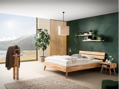 HASENA - Lit Valeria en Hêtre massif