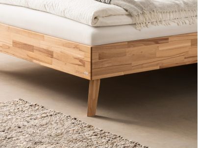 Lit Valeria en hêtre massif | Le Monde du Lit