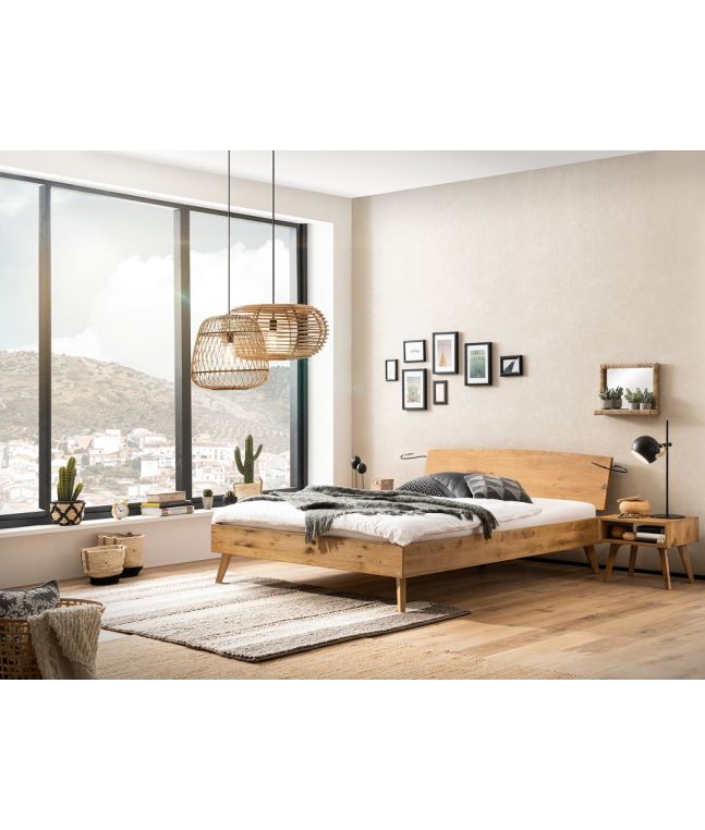 HASENA - Lit Sambuco en Chêne massif