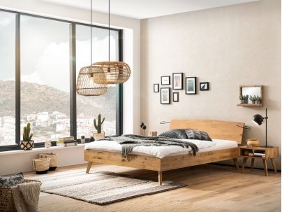 HASENA - Lit Sambuco en Chêne massif