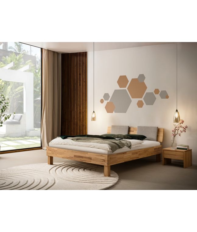 HASENA - Lit Piemonte en Hêtre massif