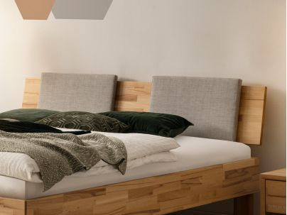 Lit Piemonte en  bois de Hêtre massif fabriqué par Hasena