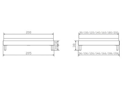 Lit Senza en noyer massif | Le Monde du Lit