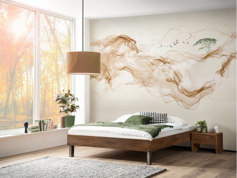 HASENA - Lit Senza en Noyer massif