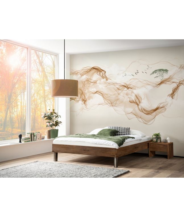 HASENA - Lit Senza en Noyer massif