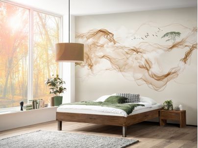 HASENA - Lit Senza en Noyer massif