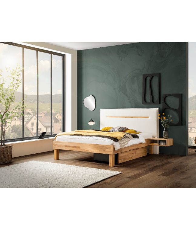 HASENA - Lit Chiara en hêtre massif