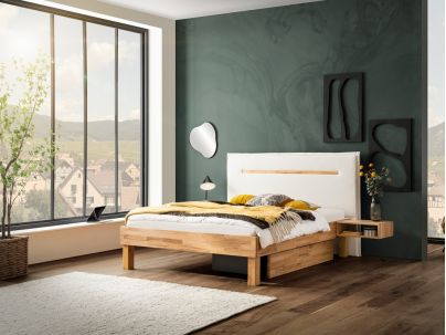 HASENA - Lit Chiara en hêtre massif