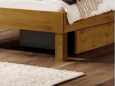 Lit Chiara en chêne massif | Le Monde du Lit