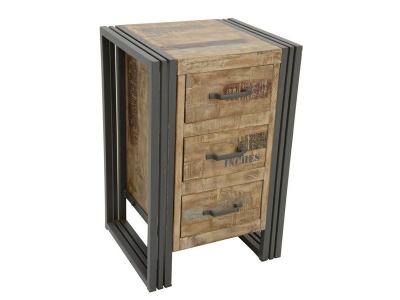 Chevet en hévéa massif Industry