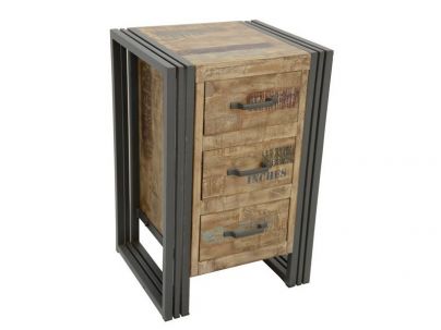 Chevet Industry en hévéa massif de qualité. Fabrication artisanale.