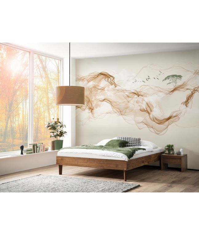 HASENA - Lit Leandro en Noyer massif